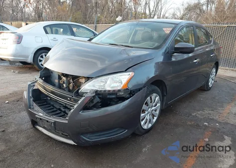 2013 Nissan Sentra Sv z USA, uszkodzony, nr VIN 3N1AB7AP4DL713501
